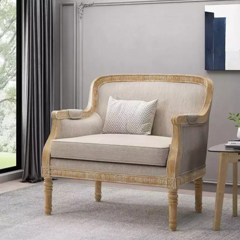 Christopher Knight Home Tamarisk French Country Fabric Upholstered Club Chair