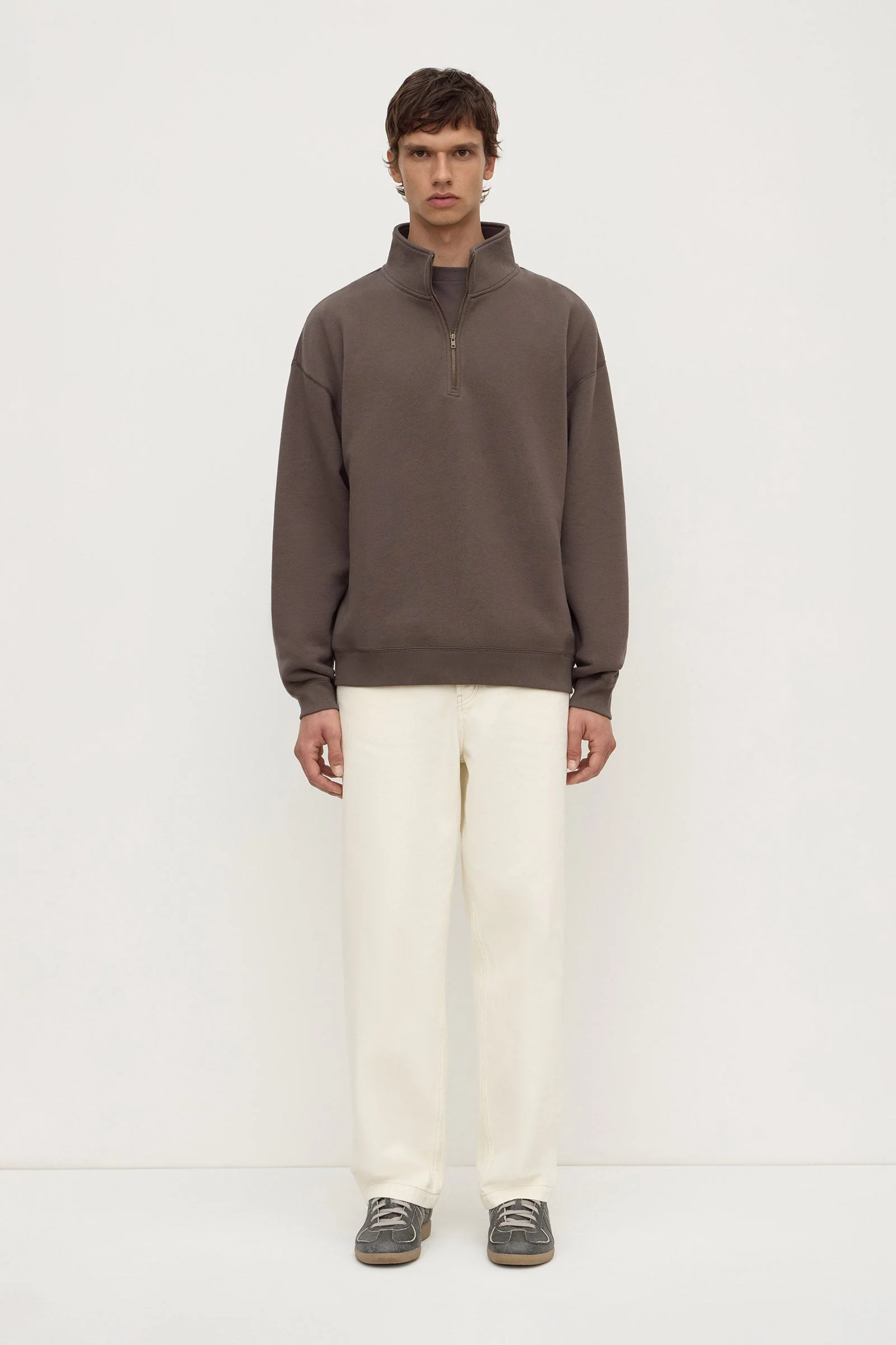 Bark Funnel Neck Fleece