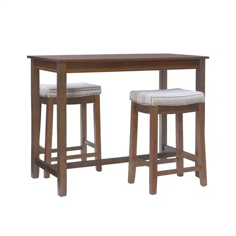 3pc Claridge Counter Height Dining Set - Linon