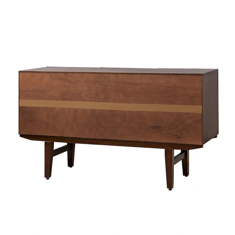 Modern Carved Geometric Patterns Sideboard