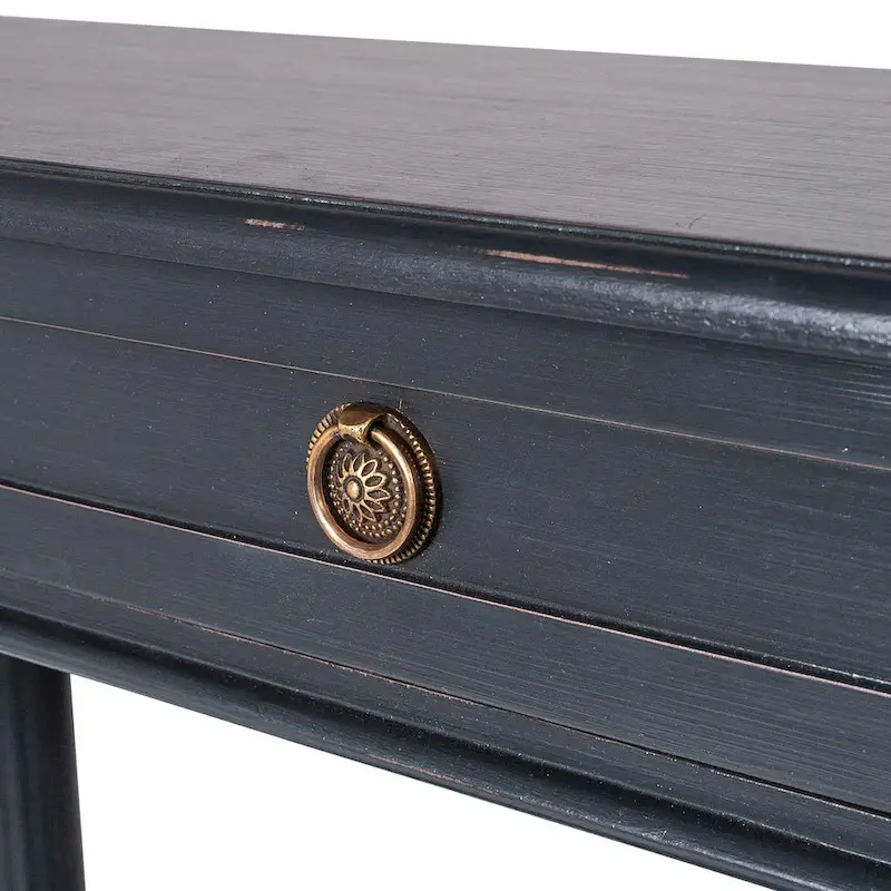 Wood Console Accent Table With Drawer by East at Main