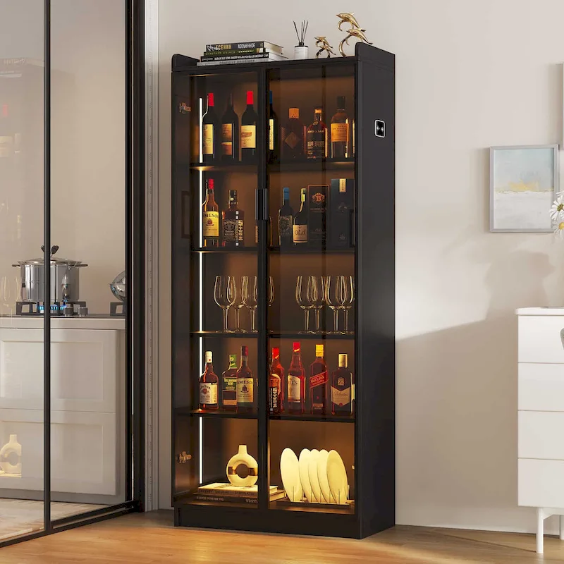 Dining Cabinet with LED light - N/A