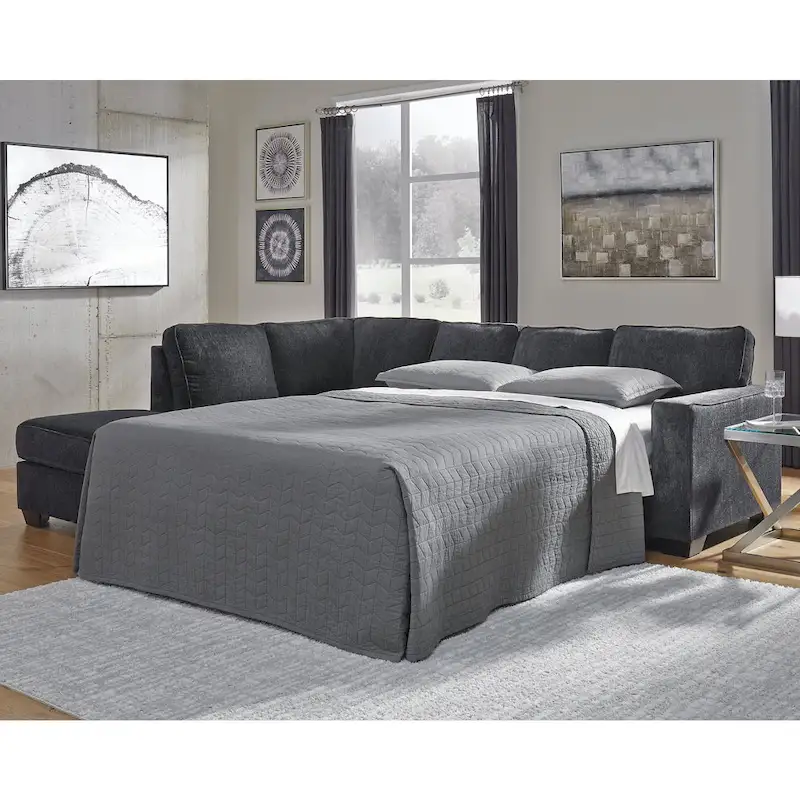 Signature Design by Ashley Altari 2-Piece Sleeper Sectional with Chaise - 110W x 90D x 37H