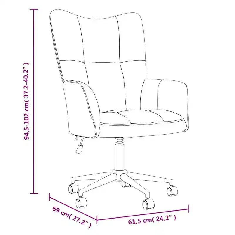 Relaxing Chair Light Gray Velvet