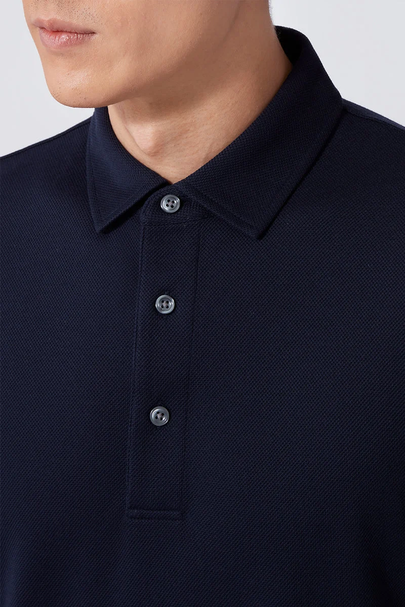 Piqué Polo – Navy