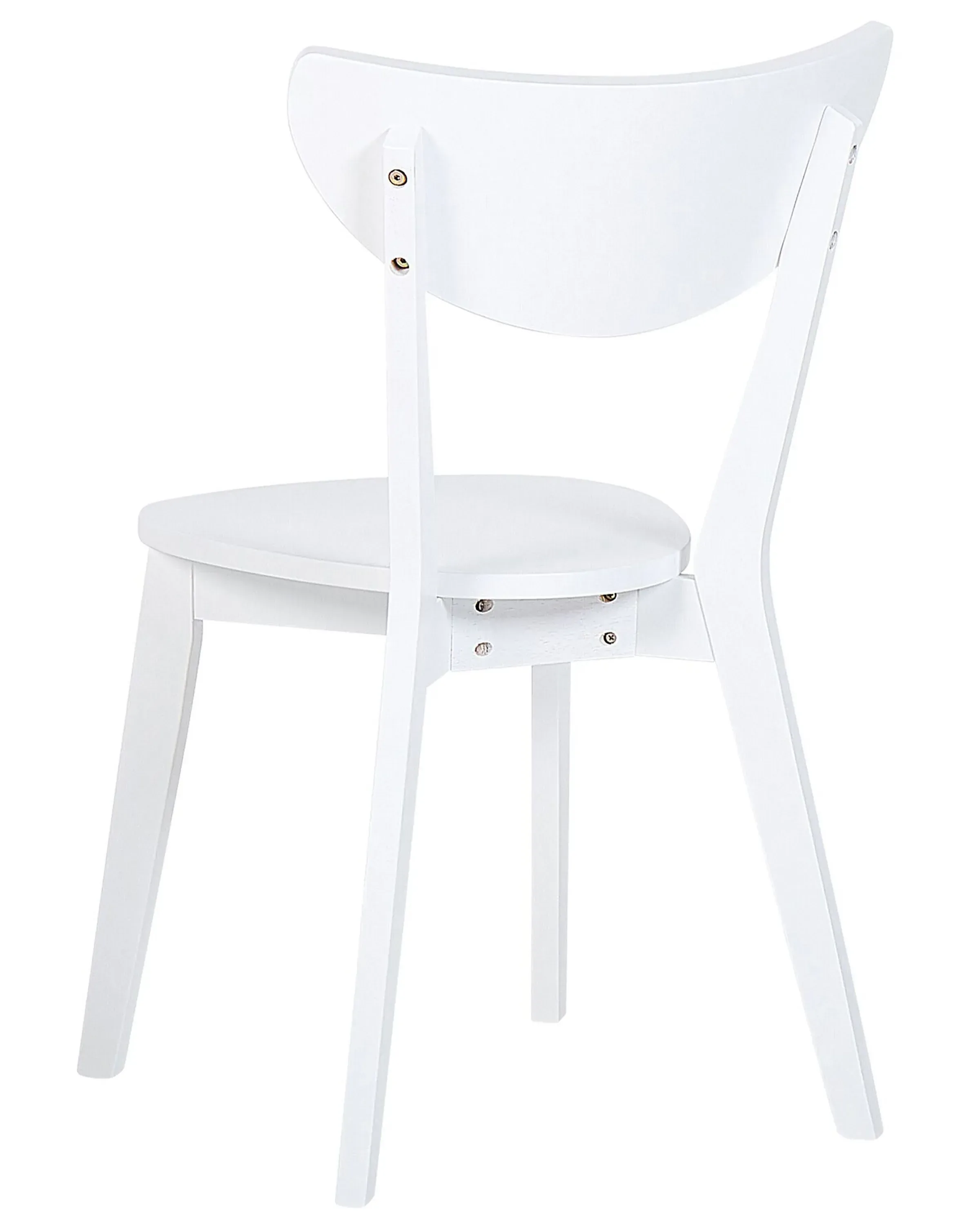 Set di 2 sedie da pranzo Bianco