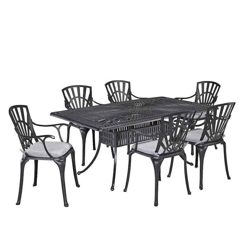 Grenada 7 Piece Dining Set with Cushions by homestyles