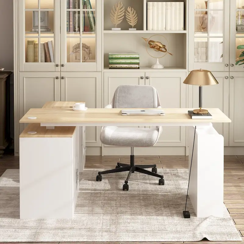 63W Versatile Standing Desk Aesthetic with Height Customization Table