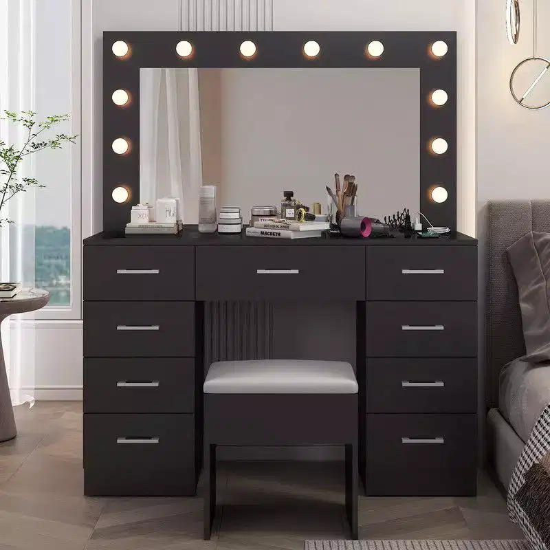 White Vanity Desk Set