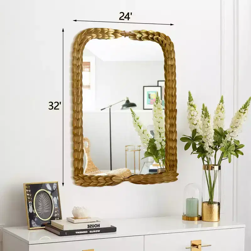 Maxax Metal Flat Wall Mirror