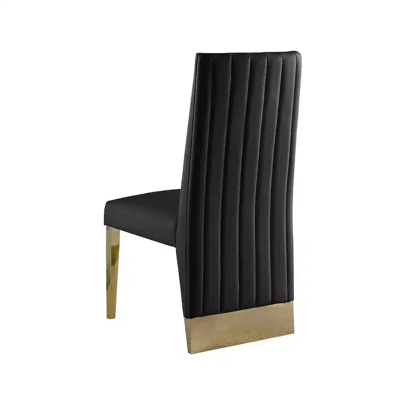 Meridian Furniture,PorshaVegan Leather Dining Chair, Set of 2