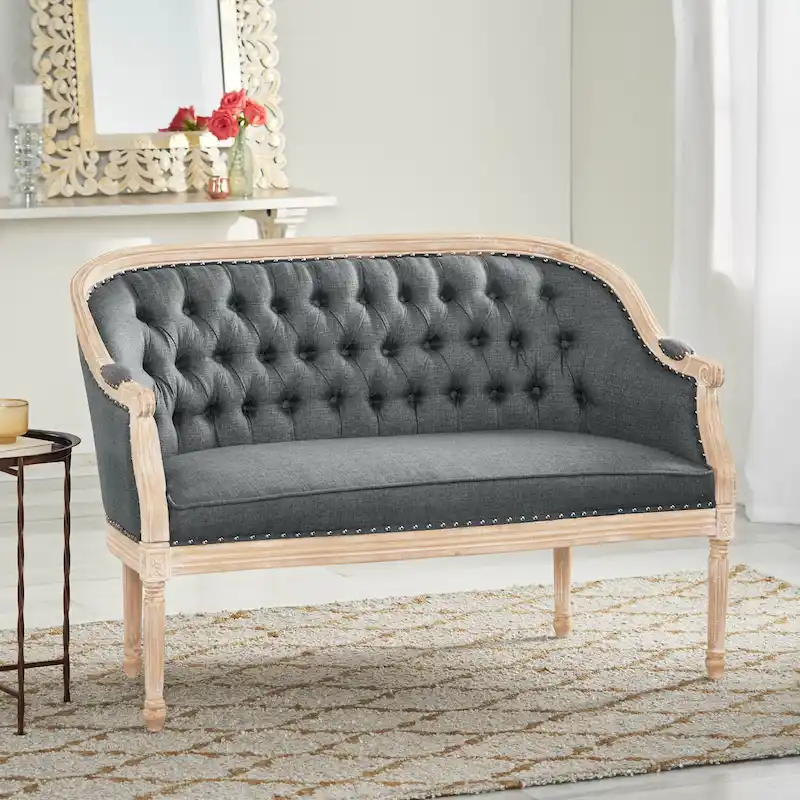 Faye Tufted Upholstered Loveseat by