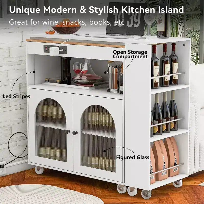 Modern Kitchen with Table and