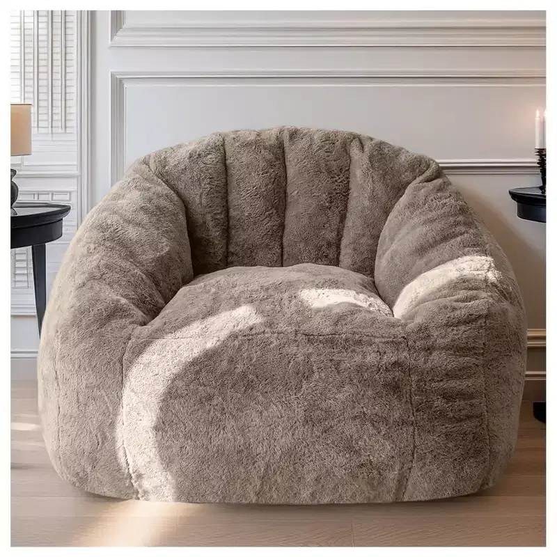 Okak Bean Bag Chair with Arms, Floor Chair with Memory Foam, Gaming Bean Bag Sofa for Adults for Bedroom, Living Room