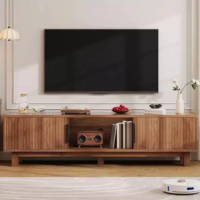 Fluted TV Stand for TVs up to 65
