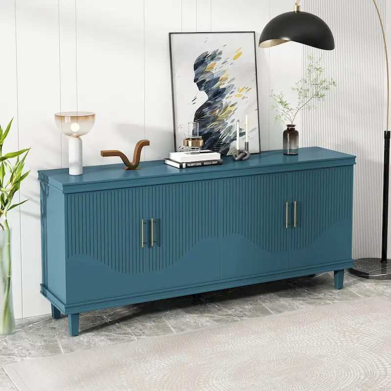 70.07Large Size 4-Door Cabinet, Same as Living Room, Kitchen, Bedroom, Hallway
