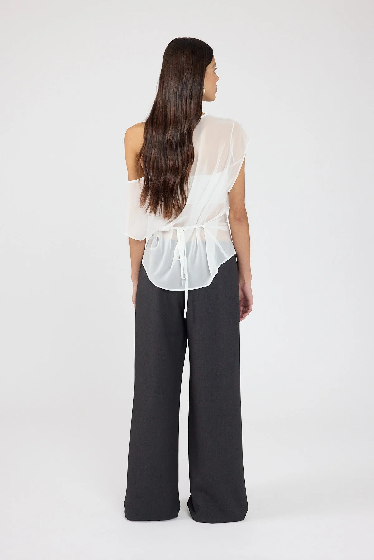 Mid Rise Pant Charcoal