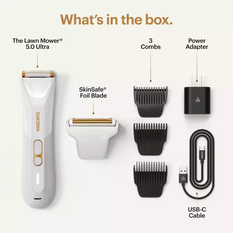 Manscaped The Lawn Mower 5.0 Powered Hair Removal Device - White