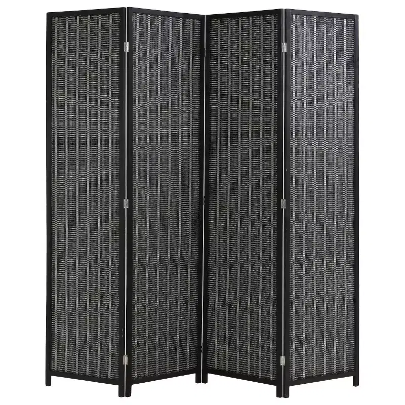 BestMassage 4/6 Panel Room Divider 6 Ft Tall Bamboo Portable Privacy Screen