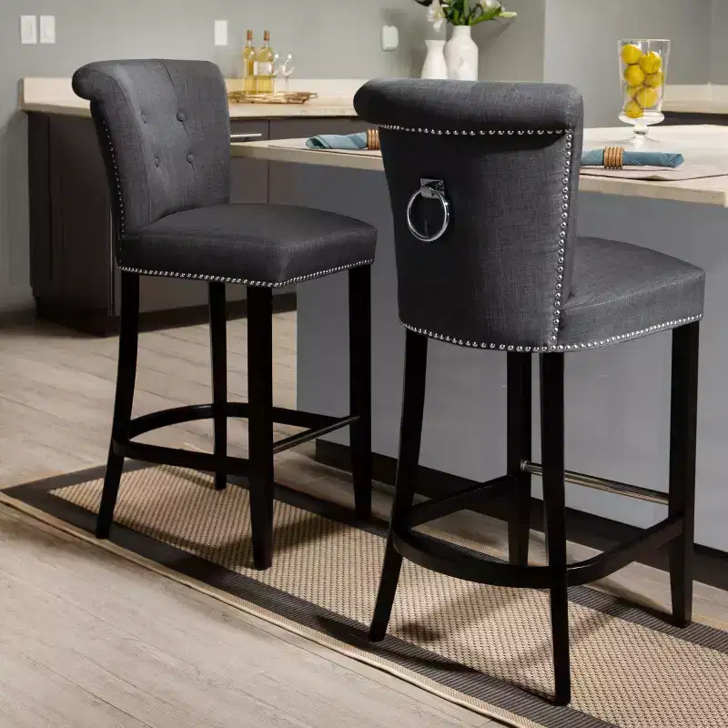 Addo Ring Bar Stool - HUD8242 - Safavieh