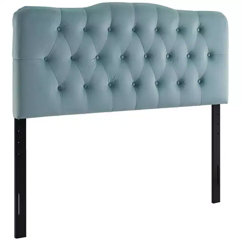 Full Diamond Tufted Performance Velvet Headboard