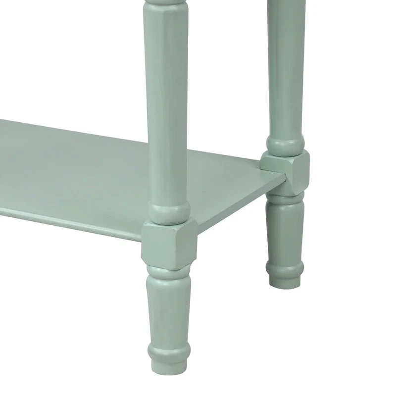 3-Drawer Console Table with Bottom Shelf