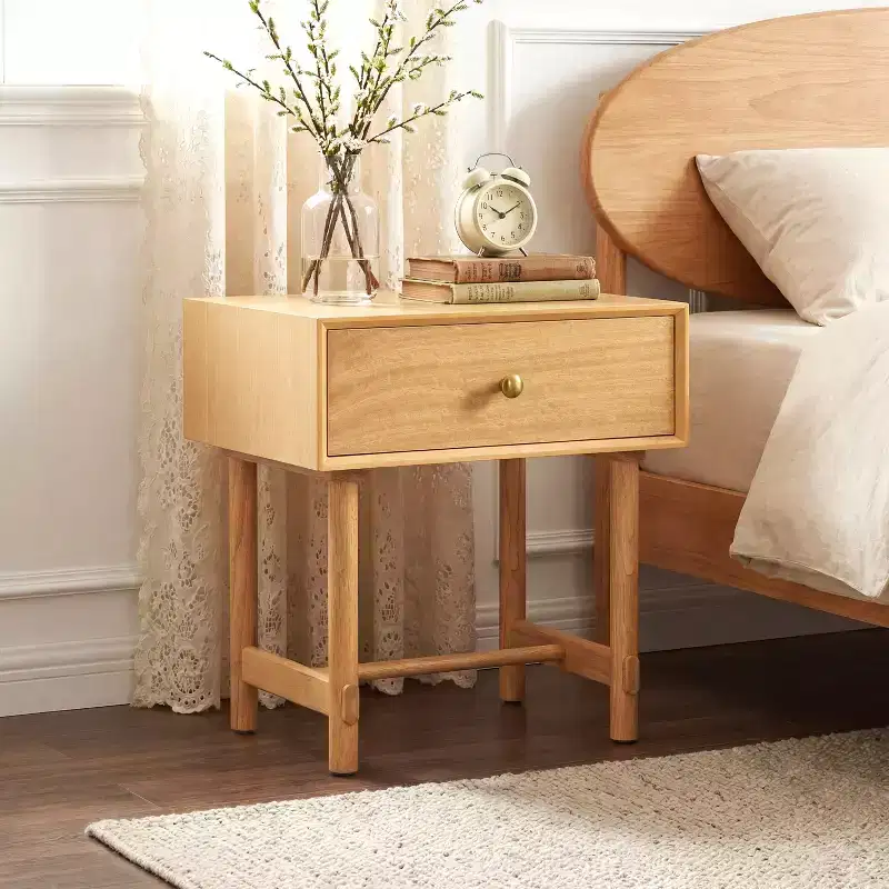 Christopher Knight Home Dawson Modern Scandinavian Solid Wood Nightstand with Drawer