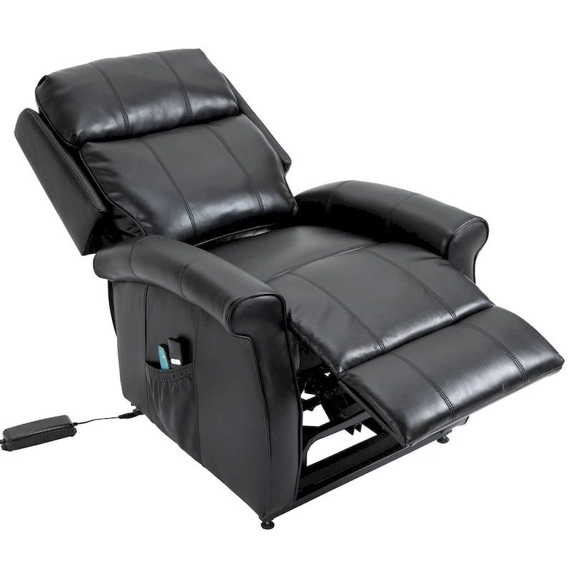 Faux Leather Elderly Power Lift Recliner Chair with Massage