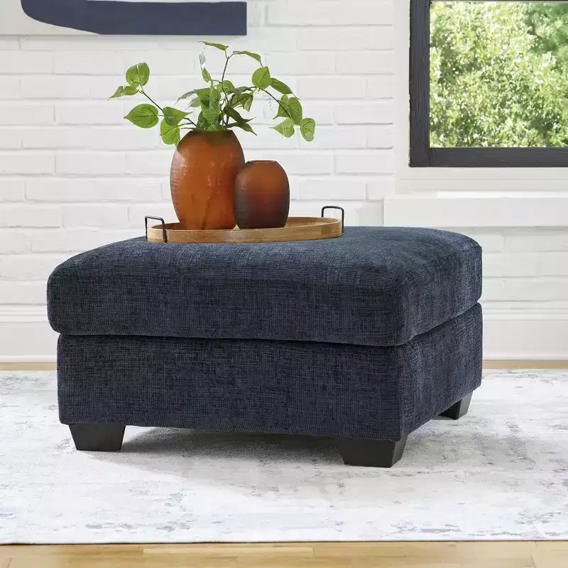 Oversized Square Accent Ottoman with Firm Cushioning
