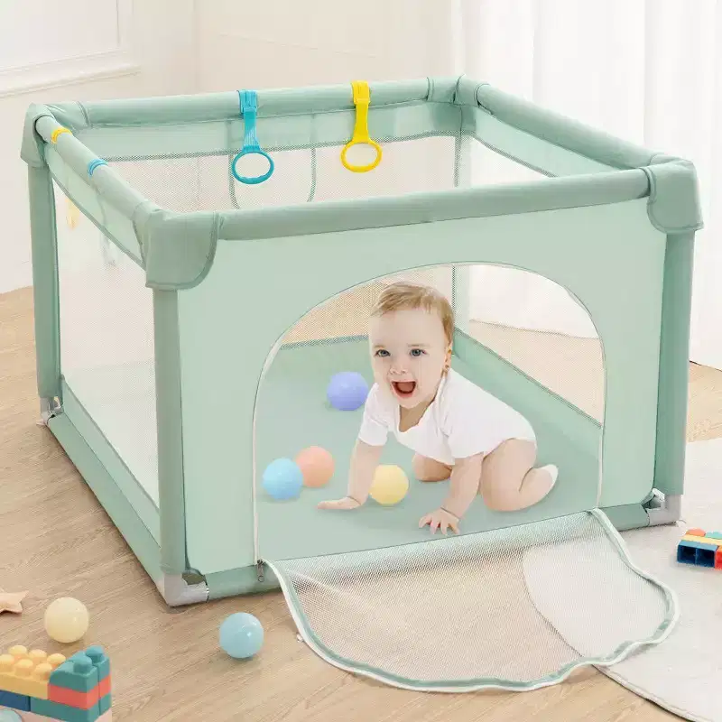 36x36 4-Panel Baby Playpen - Spacious & Secure Portable Playard