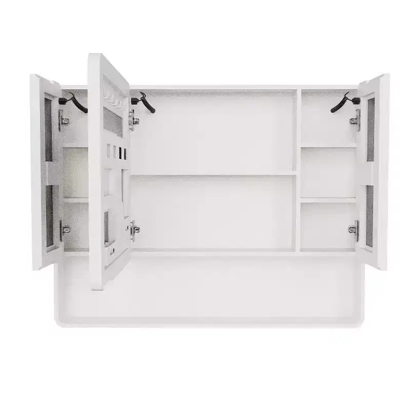 GDFStudio Ferguson Modern 35.5x 27.5 Aluminum-Plastic Bathroom Medicine Cabinet