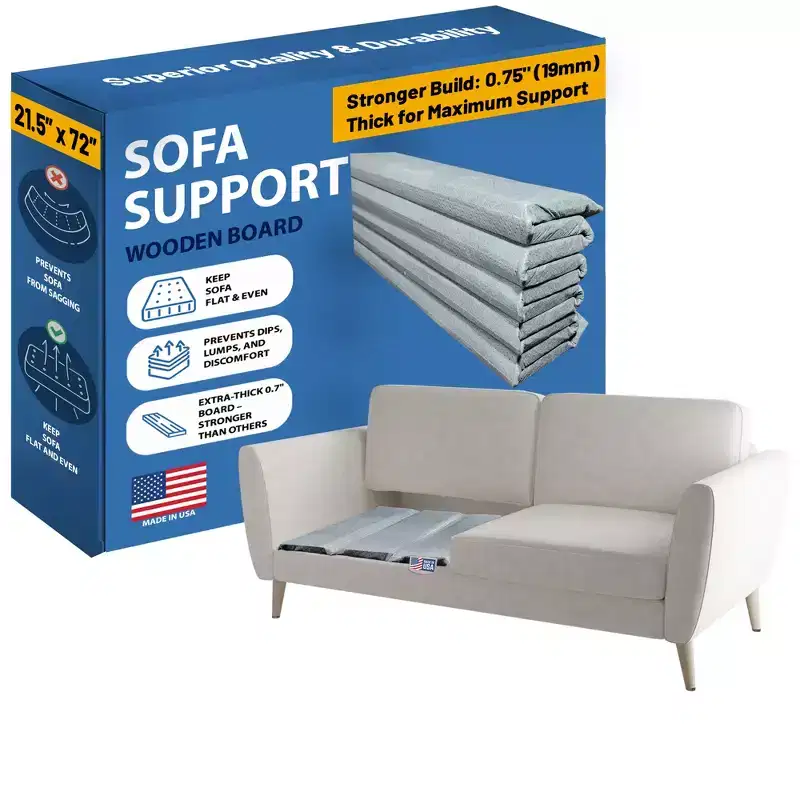 Heavy Duty Wood Couch Cushion Support Board for Sagging Sofas, Holds 400 lbs