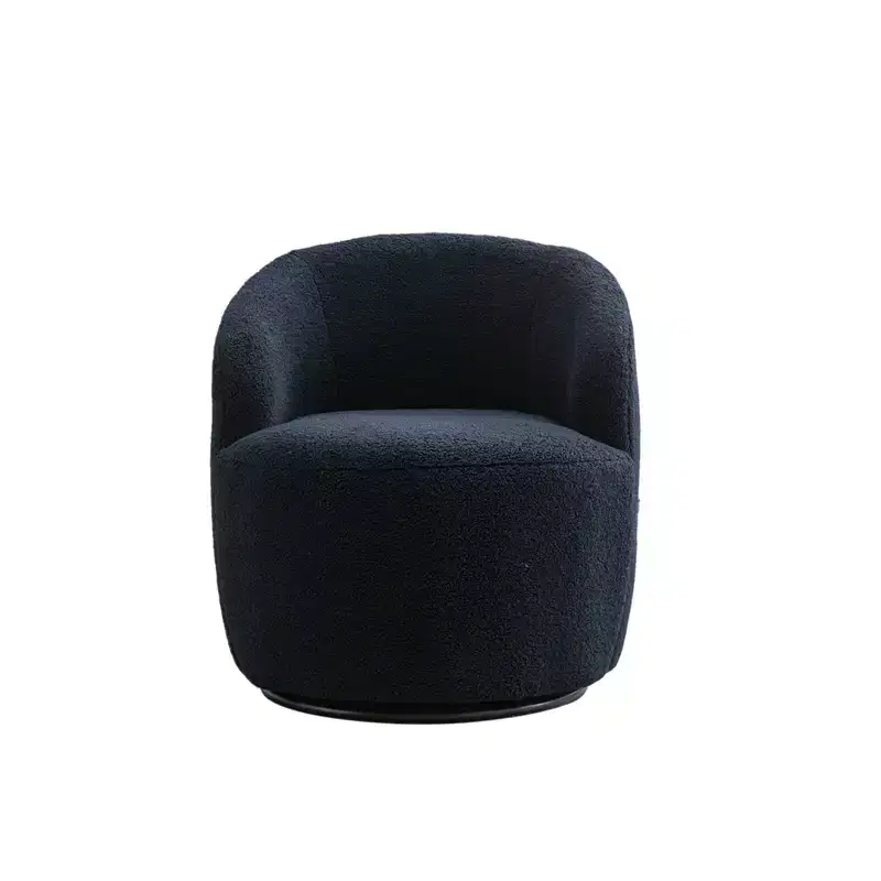 Fabric Swivel Accent Armchair Barrel Chair