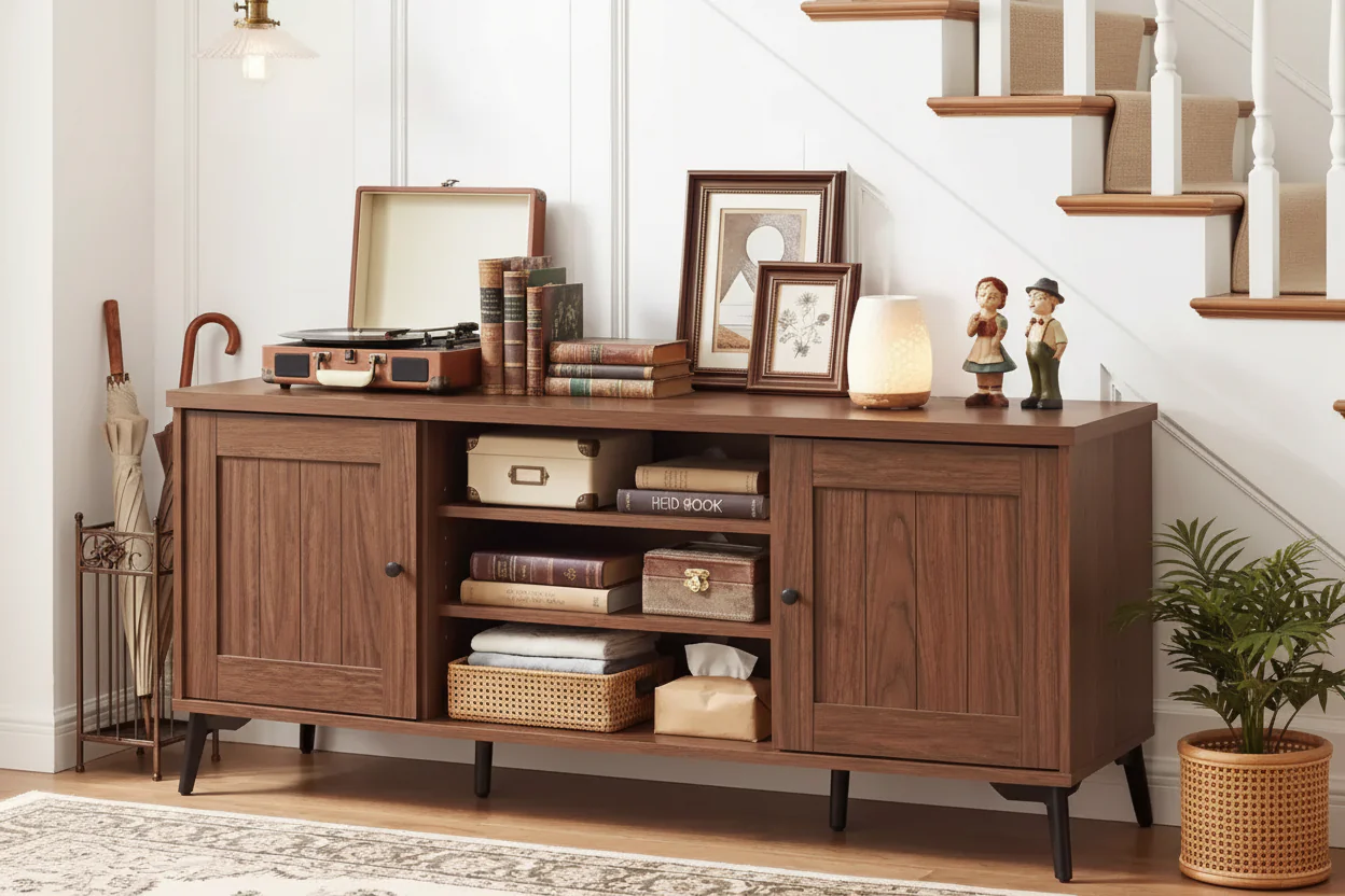 2-Door TV Stand for TVs up to 65