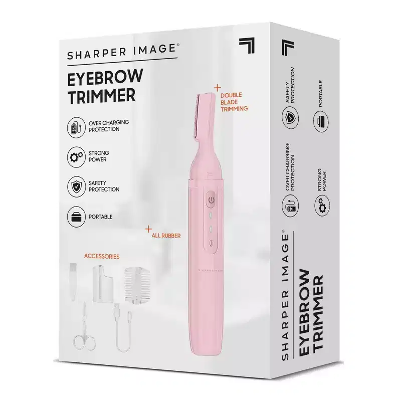 Sharper Image Eyebrow Trimmer - Pink