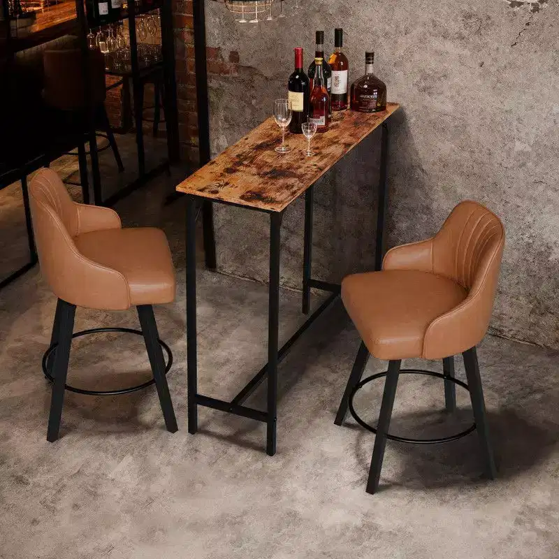 43'' Counter Height Bar Table Rectangular Pub Table Sofa Table