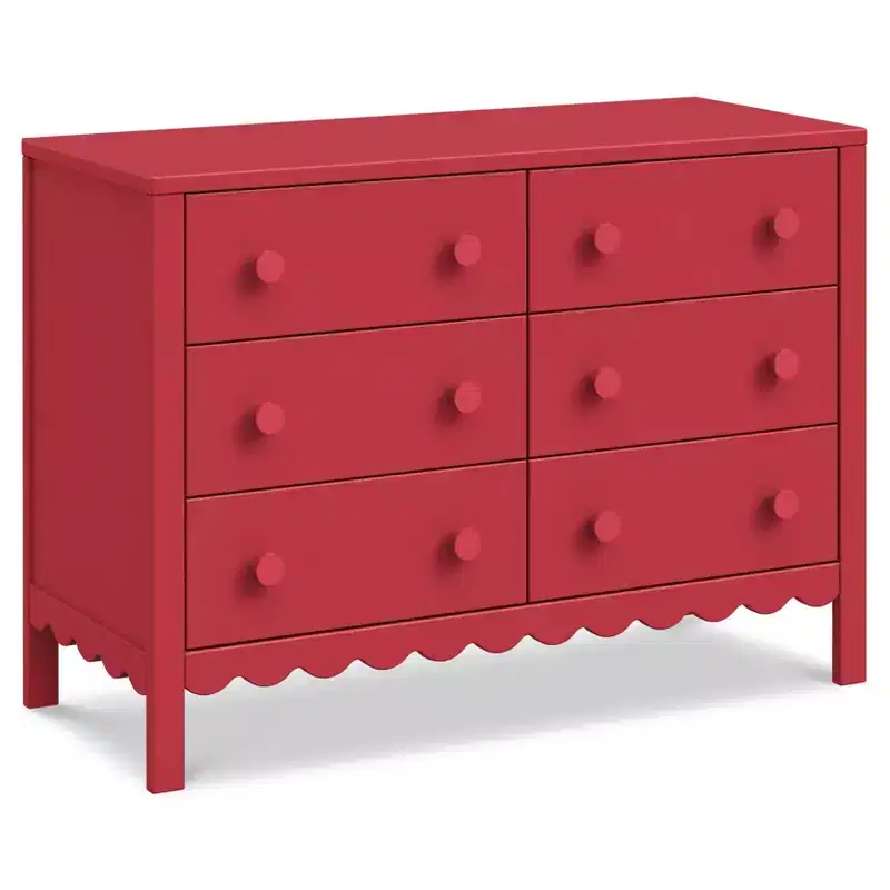 Scallop 6-Drawer Dresser