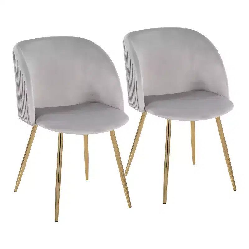 Pleated Waves Dining Chairs