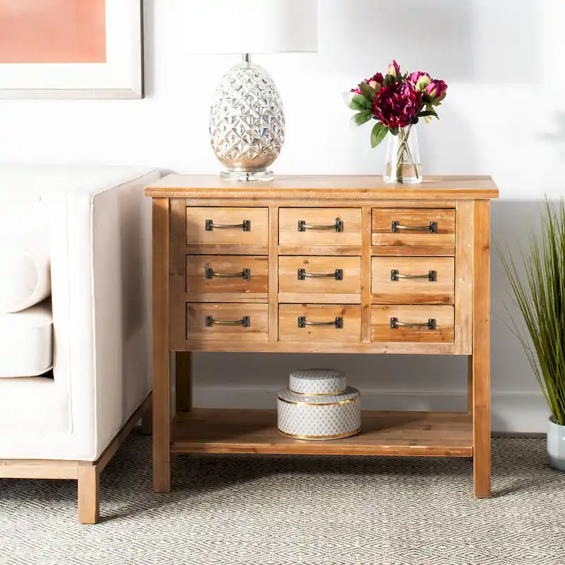 Neppie Natural Oak 9-Drawer Chest
