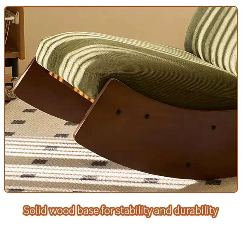 Comfortable Upholstered Glider Rocking Chair, Multi-Position,Accent Chair for Living Room, Bedroom or Nursery