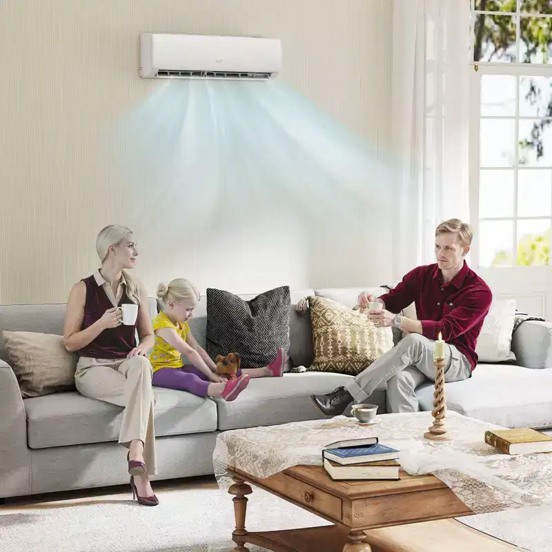 Costway 11500/11500/17000/23000 BTU Wifi Enabled Mini Split Air Conditioner & Heater Works with Alexa