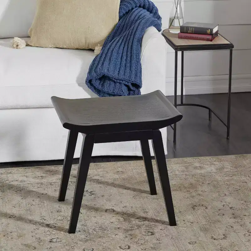 Traditional Wood Stool - Olivia & May