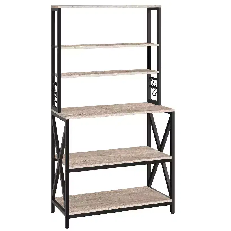 Yaheetech 6-Tier Bakers Rack with Adjustable Feet for Kitchen