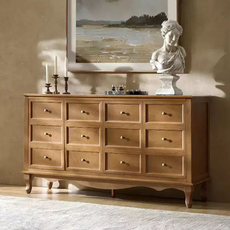 Ivy 58 Wide 4 door Sideboard|HULALA HOME-ACORN