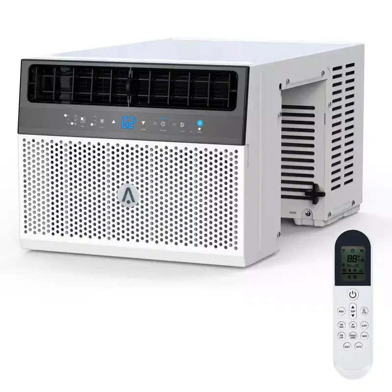 Acekool 6,000 BTU Smart Window Air Conditioner, Wi-Fi Room AC with Remote, Quiet Cooling for Rooms up to 250 Sq Ft