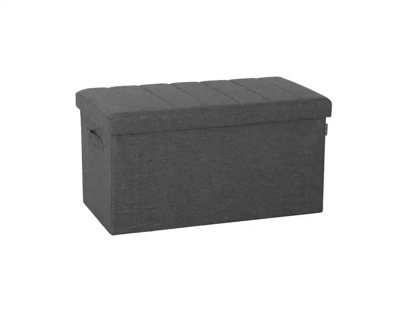 Channel Tufted Storage Trunk with Handles, 30 W x 15.7 D x 15.7 H