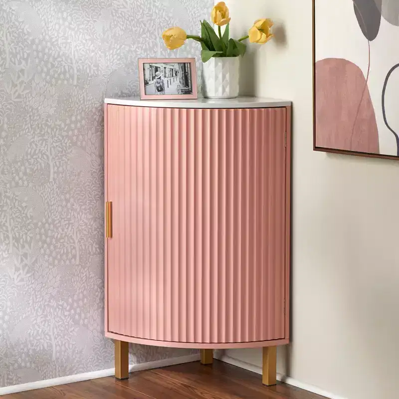 Lifestorey Dorion Corner Channel Front Cabinet
