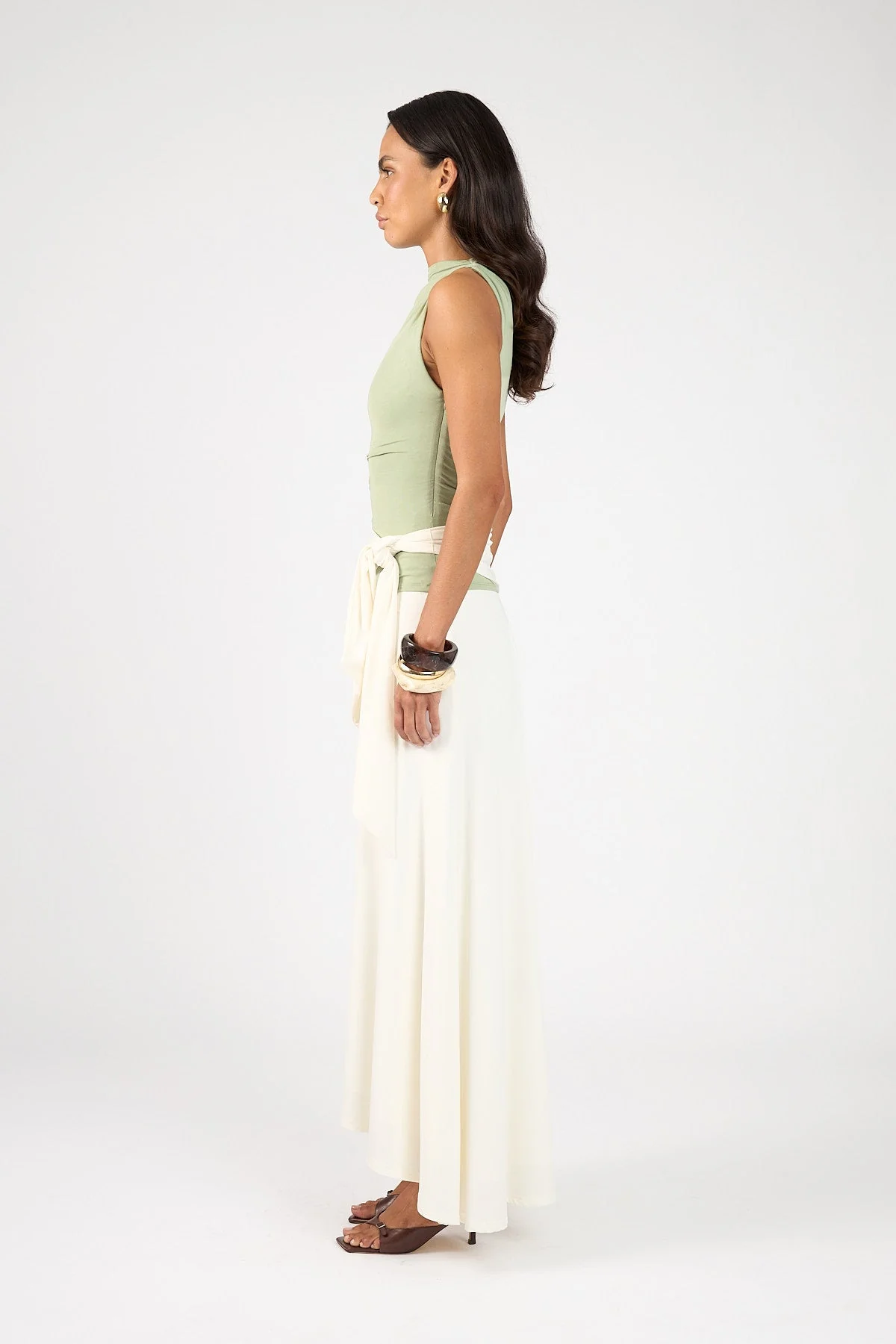 Maxi Skirt Off White