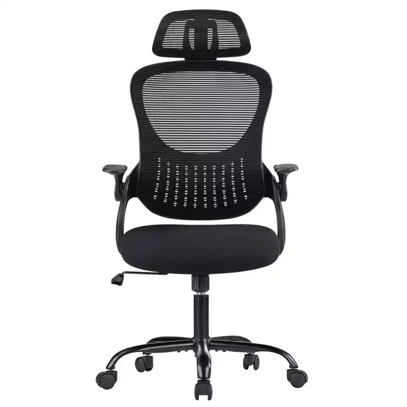 MAYEERTY Ergonomic Task Chair - High Back, Wheels, Flip-Up Armrests, Adjustable