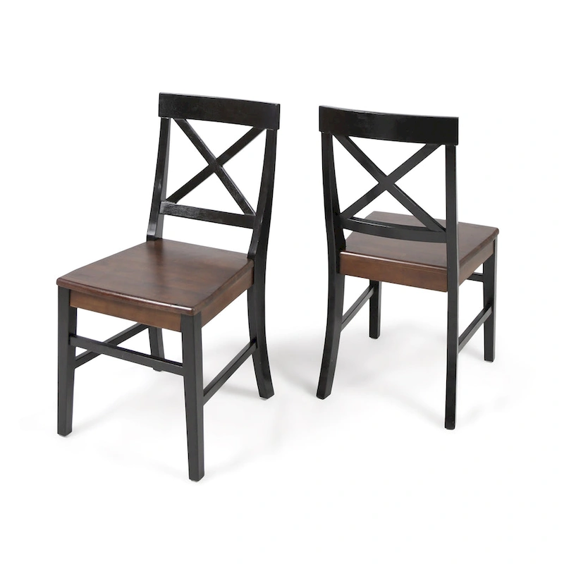 Anele Farmhouse Acacia Dining Chairs (Set of 2) by GDFStudio